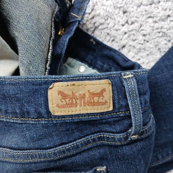 Levi 515 Boot Cut Red Tab Strech Denim Jeans/ Pant Woman's size 16 - Picture 3 of 15